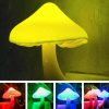 LED Night Lights  Mushroom Shape Automatic Sensor